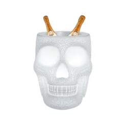 Qeeboo - Mexico Planter and Champagne Cooler Lamp with Rechargeable Led - Translucent - Qeeboo Planter by Studio Job - Avvenice