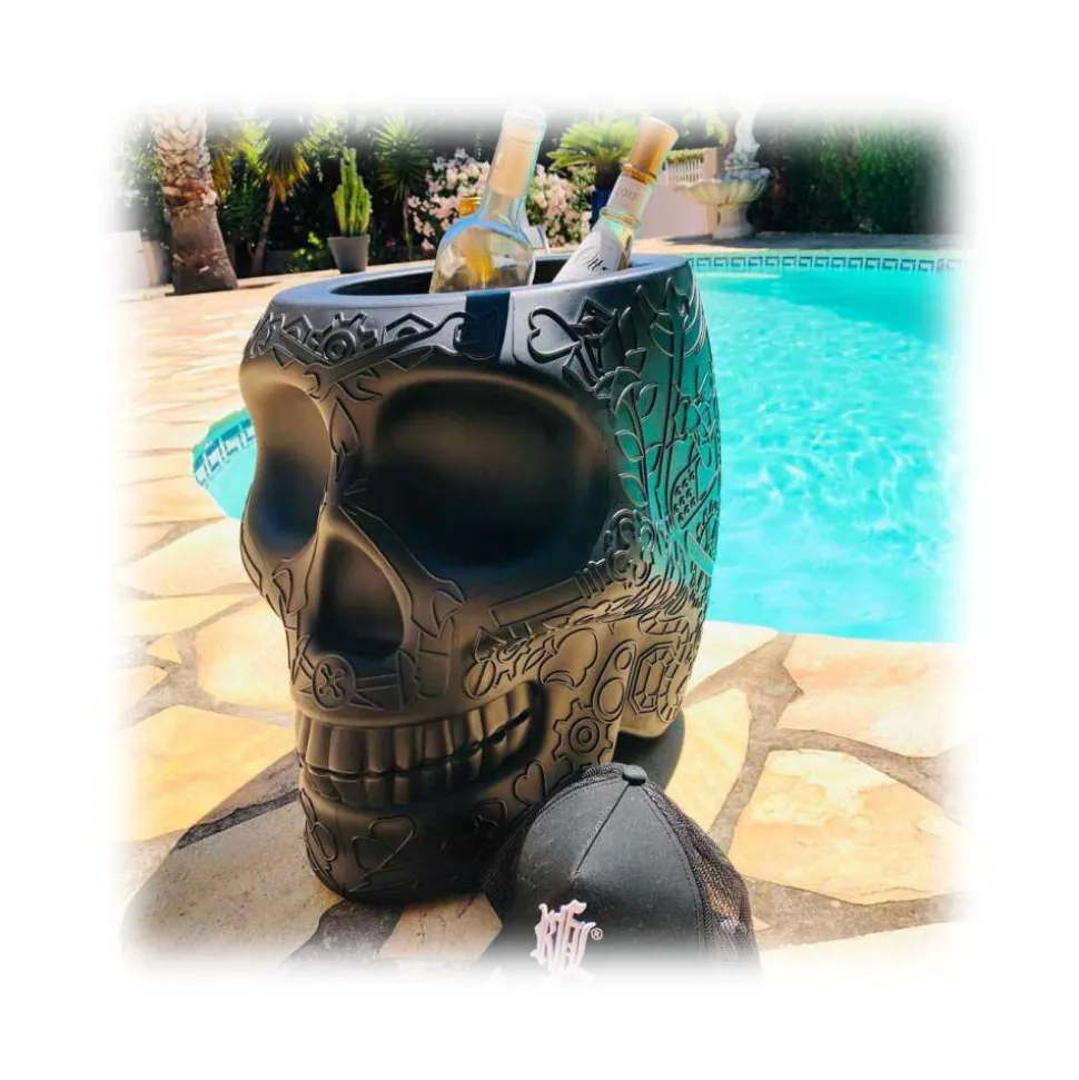 Qeeboo - Mexico Planter and Champagne Cooler - Balsam Green - Qeeboo Planter by Studio Job - Furnishing - Home - Avvenice