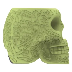 Qeeboo - Mexico Skull - Green - High Capacity Portable Power Bank USB Charger - qeeboo Mini - Portable Batteries - 2600 mAh - Avvenice