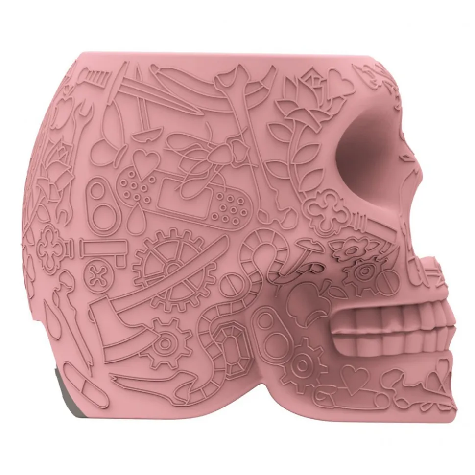 Qeeboo - Mexico Skull - Pink - High Capacity Portable Power Bank USB Charger - qeeboo Mini - Portable Batteries - 2600 mAh - Avvenice