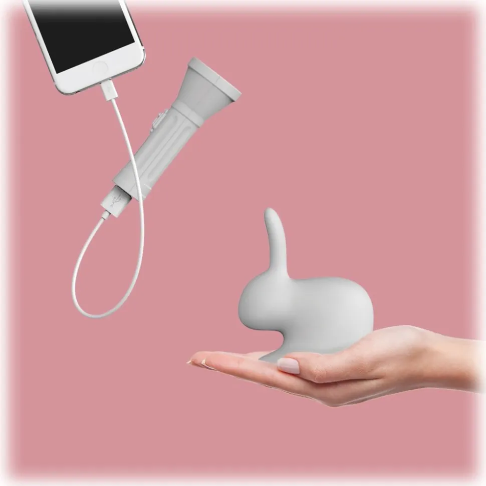 Qeeboo - Mexico Skull - Pink - High Capacity Portable Power Bank USB Charger - qeeboo Mini - Portable Batteries - 2600 mAh - Avvenice