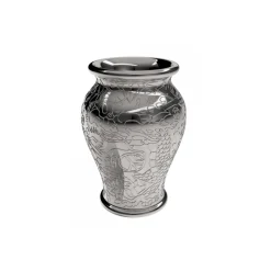 Qeeboo - Ming Planter and Champagne Cooler Metal Finish - Silver - Qeeboo Planter by Studio Job - Furnishing - Home - Avvenice