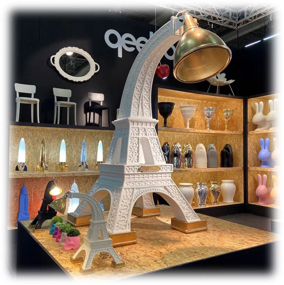 Qeeboo - Paris XL - White - Qeeboo Free Standing Lamp by Studio Job - Lighting - Home - Avvenice