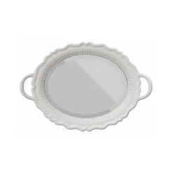 Qeeboo - Plateau Miroir - White - Qeeboo Mirror by Studio Job - Furnishing - Home - Avvenice