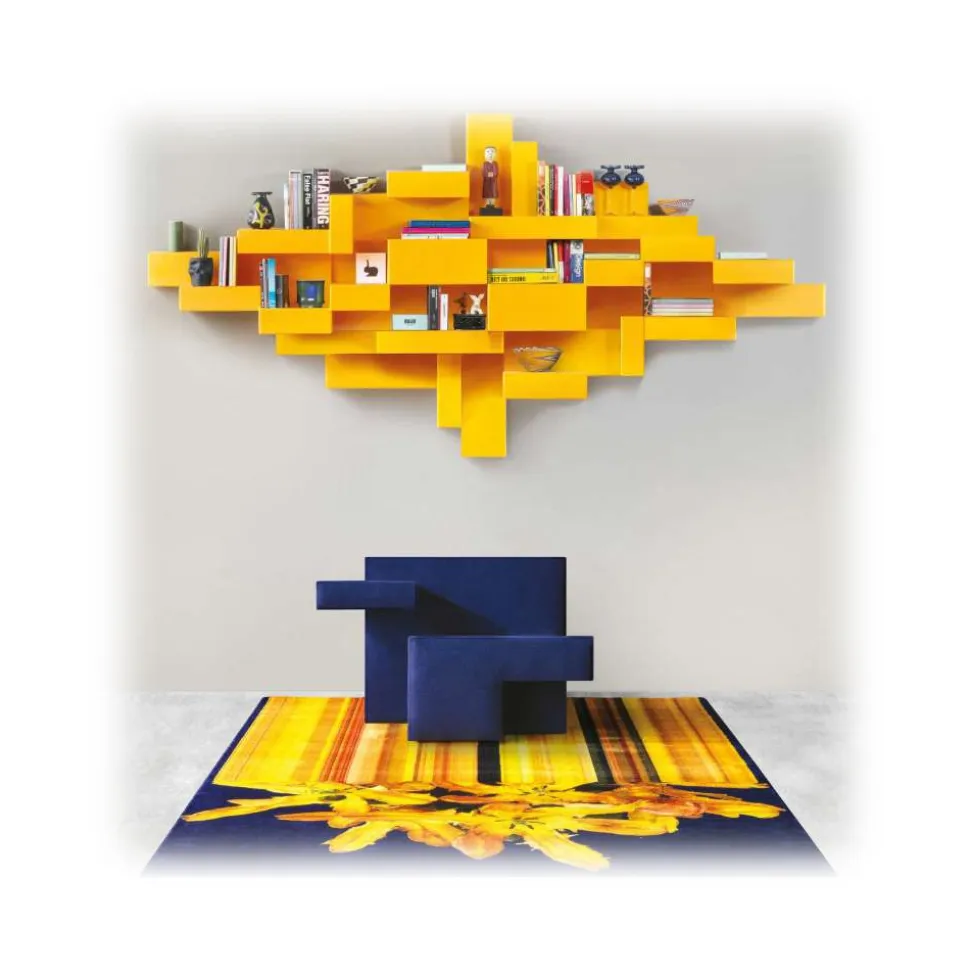 Qeeboo - Primitive Armchair - Blue 787 - Qeeboo Chair by Studio Nucleo - Furnishing - Home - Avvenice