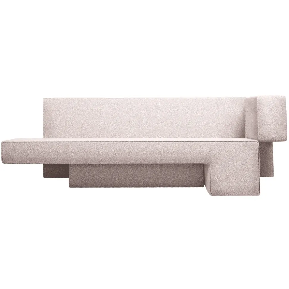 Qeeboo - Primitive Sofa Bouclé - Pink - Qeeboo Sofa by Studio Nucleo - Furnishing - Home - Avvenice