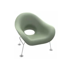 Qeeboo - Pupa Armchair Powder Coat Outdoor - Green Balsam - Qeeboo Chair by Andrea Branzi - Furnishing - Home - Avvenice