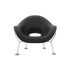 Qeeboo - Pupa Armchair Powder Coat Outdoor - Black - Qeeboo Chair by Andrea Branzi - Furnishing - Home - Avvenice