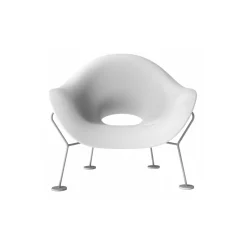Qeeboo - Pupa Armchair Powder Coat Outdoor - White - Qeeboo Chair by Andrea Branzi - Furnishing - Home - Avvenice
