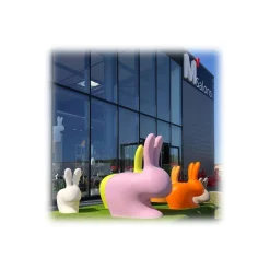 Qeeboo - Rabbit Chair - Red - Qeeboo Chair by Stefano Giovannoni - Furniture - Home - Avvenice