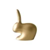 Qeeboo - Rabbit Chair Baby Satin Gold - Satin Gold - Qeeboo Chair by Stefano Giovannoni - Furnishing - Home - Avvenice