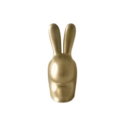 Qeeboo - Rabbit Chair Baby Satin Gold - Satin Gold - Qeeboo Chair by Stefano Giovannoni - Furnishing - Home - Avvenice