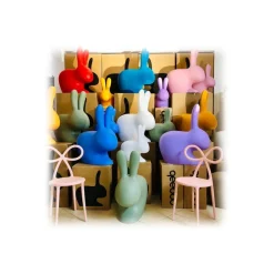 Qeeboo - Rabbit Chair Baby - Violet - Qeeboo Chair by Stefano Giovannoni - Furniture - Home - Avvenice