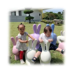 Qeeboo - Rabbit Chair Baby - Bright Orange - Qeeboo Chair by Stefano Giovannoni - Furnishing - Home - Avvenice