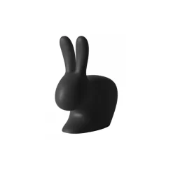 Qeeboo - Rabbit Chair Baby - Black - Qeeboo Chair by Stefano Giovannoni - Furniture - Home - Avvenice