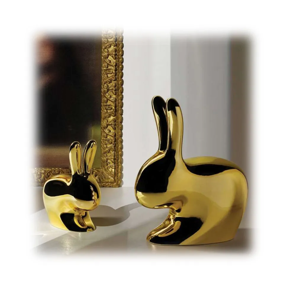 Qeeboo - Rabbit Chair Baby Metal Finish - Copper - Qeeboo Chair by Stefano Giovannoni - Furnishing - Home - Avvenice