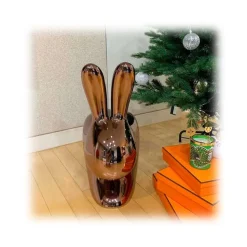 Qeeboo - Rabbit Chair Baby Metal Finish - Copper - Qeeboo Chair by Stefano Giovannoni - Furnishing - Home - Avvenice