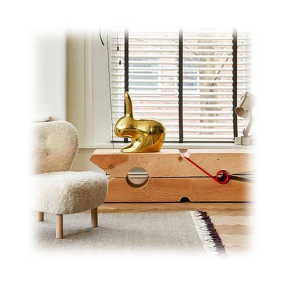 Qeeboo - Rabbit Chair Baby Metal Finish - Copper - Qeeboo Chair by Stefano Giovannoni - Furnishing - Home - Avvenice