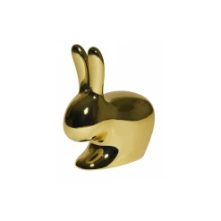 Qeeboo - Rabbit Chair Metal Finish - Gold - Qeeboo Chair by Stefano Giovannoni - Furniture - Home - Avvenice