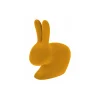 Qeeboo - Rabbit Chair Velvet Finish - Dark Gold - Qeeboo Chair by Stefano Giovannoni - Furniture - Home - Avvenice