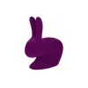 Qeeboo - Rabbit Chair Velvet Finish - Purple - Qeeboo Chair by Stefano Giovannoni - Furniture - Home - Avvenice