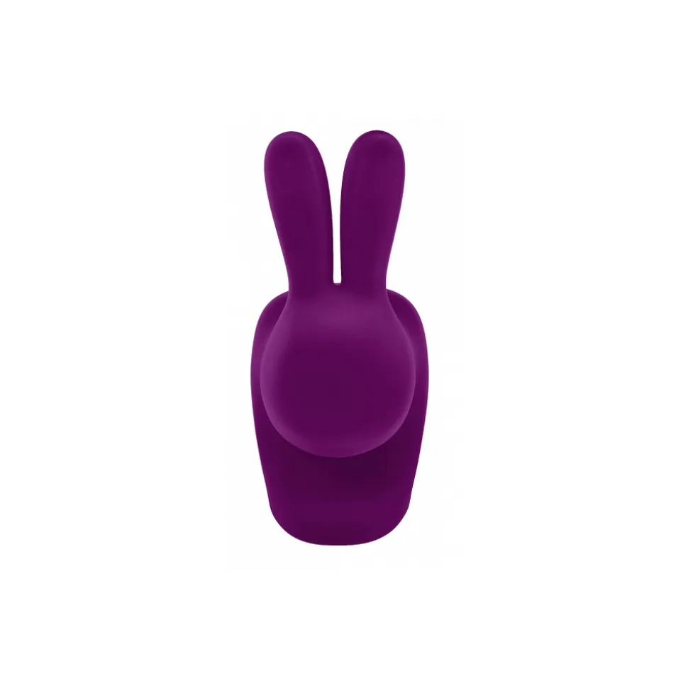 Qeeboo - Rabbit Chair Velvet Finish - Purple - Qeeboo Chair by Stefano Giovannoni - Furniture - Home - Avvenice