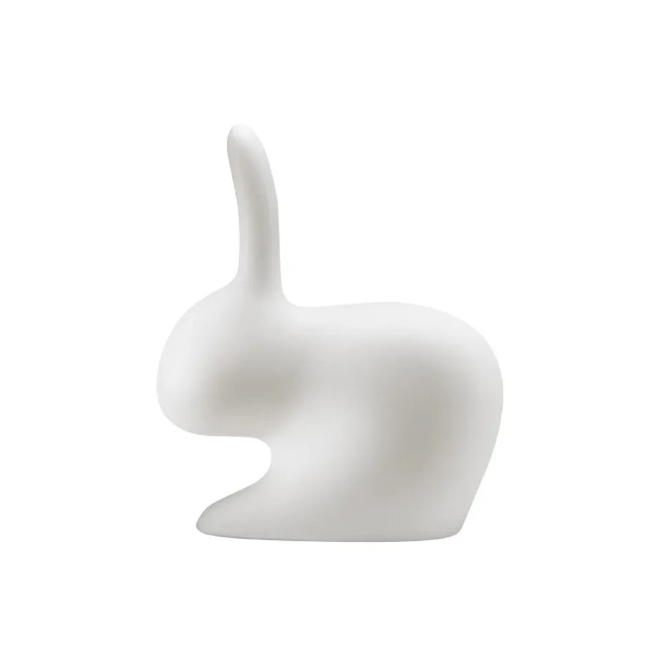 Qeeboo - Rabbit Small Lamp with Rechargeable Led - Translucent - Qeeboo Chair by Stefano Giovannoni - Furnishing - Home - Avvenice