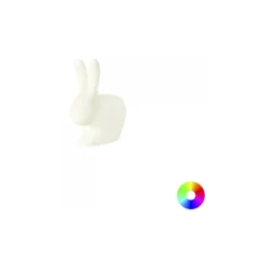 Qeeboo - Rabbit XS Rechargeable Lamp - White - Qeeboo Free Standing Lamp by Stefano Giovannoni - Lighting - Home - Avvenice