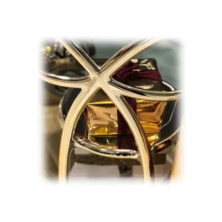 Qeeboo - Ribbon Chair Metal Finish Set of 2 Pieces - Pink Gold - Qeeboo Chair by Nika Zupanc - Furnishing - Home - Avvenice