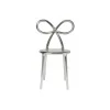 Qeeboo - Ribbon Chair Metal Finish - Silver - Qeeboo Chair by Nika Zupanc - Furnishing - Home - Avvenice