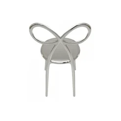 Qeeboo - Ribbon Chair Metal Finish - Silver - Qeeboo Chair by Nika Zupanc - Furnishing - Home - Avvenice