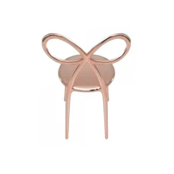 Qeeboo - Ribbon Chair Metal Finish - Rose Gold - Qeeboo Chair by Nika Zupanc - Furnishing - Home - Avvenice