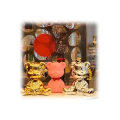 Qeeboo - Teddy Boy Lamp Metal Finish - Silver - Qeeboo Table Standing Lamp by Stefano Giovannoni - Lighting - Home - Avvenice