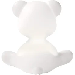 Qeeboo - Teddy Boy Lamp with Rechargeable Led - White - Qeeboo Free Standing Lamp by Stefano Giovannoni - Lighting - Home - Avvenice