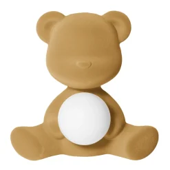 Qeeboo - Teddy Girl Rechargeable Lamp Velvet Finish - Arena - Standing Lamp by Stefano Giovannoni - Lighting - Home - Avvenice