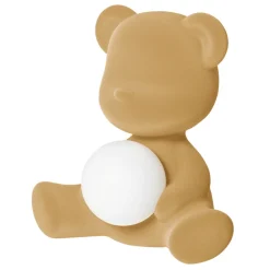 Qeeboo - Teddy Girl Rechargeable Lamp Velvet Finish - Arena - Standing Lamp by Stefano Giovannoni - Lighting - Home - Avvenice