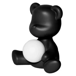 Qeeboo - Teddy Girl Rechargeable Lamp - Black - Qeeboo Table Standing Lamp by Stefano Giovannoni - Lighting - Home - Avvenice