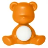 Qeeboo - Teddy Girl Rechargeable Lamp - Orange - Qeeboo Table Standing Lamp by Stefano Giovannoni - Lighting - Home - Avvenice