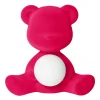 Qeeboo - Teddy Girl Rechargeable Lamp Velvet Finish - Fuxia - Standing Lamp by Stefano Giovannoni - Lighting - Home - Avvenice