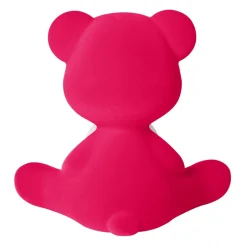 Qeeboo - Teddy Girl Rechargeable Lamp Velvet Finish - Fuxia - Standing Lamp by Stefano Giovannoni - Lighting - Home - Avvenice