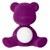Qeeboo - Teddy Girl Rechargeable Lamp Velvet Finish - Violet - Standing Lamp by Stefano Giovannoni - Lighting - Home - Avvenice