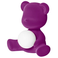 Qeeboo - Teddy Girl Rechargeable Lamp Velvet Finish - Violet - Standing Lamp by Stefano Giovannoni - Lighting - Home - Avvenice