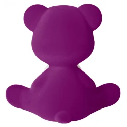 Qeeboo - Teddy Girl Rechargeable Lamp Velvet Finish - Violet - Standing Lamp by Stefano Giovannoni - Lighting - Home - Avvenice