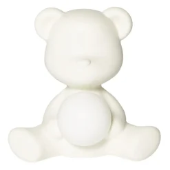 Qeeboo - Teddy Girl Rechargeable Lamp - White - Qeeboo Table Standing Lamp by Stefano Giovannoni - Lighting - Home - Avvenice