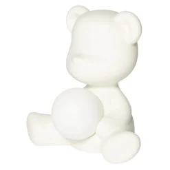 Qeeboo - Teddy Girl Rechargeable Lamp - White - Qeeboo Table Standing Lamp by Stefano Giovannoni - Lighting - Home - Avvenice