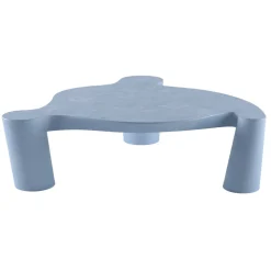 Qeeboo - Three Legs and a Coffe Table - Blue - Qeeboo Table by Ron Arad - Furnishing - Home - Avvenice