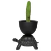Qeeboo - Turtle Carry - Black - Qeeboo Planter and Champagne Cooler by Marcantonio - Furnishing - Home - Avvenice