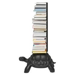 Qeeboo - Turtle Carry Bookcase - Black - Qeeboo Bookcase by Marcantonio - Furnishing - Home - Avvenice