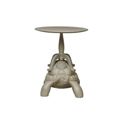 Qeeboo - Turtle Carry Coffee Table - Dove Grey - Qeeboo Coffee Table by Marcantonio - Furnishing - Home - Avvenice