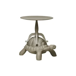 Qeeboo - Turtle Carry Coffee Table - Dove Grey - Qeeboo Coffee Table by Marcantonio - Furnishing - Home - Avvenice
